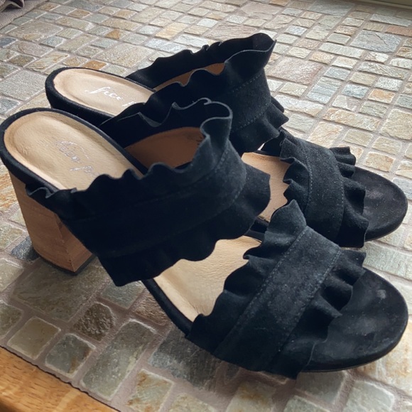 Free People Suede block heel - Picture 6 of 6